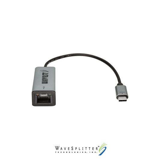 WaveSplitter 威世波 USB Type-C to RJ-45 千兆網路轉接器 15cm (WST-UOT003) 03