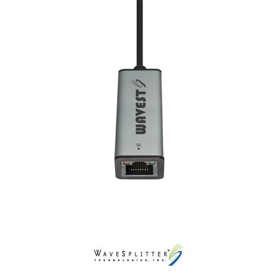 WaveSplitter 威世波 USB Type-C to RJ-45 千兆網路轉接器 15cm (WST-UOT003) 08