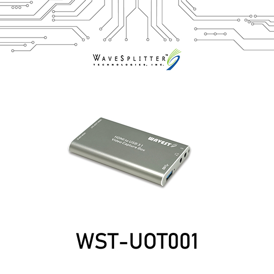 WAVESPLITTER 威世波 HDMI to USB 3.1 影音擷取器 (WST-UOT001) 01