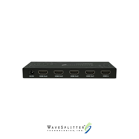 WAVESPLITTER 威世波 HDMI 2.0 4K@60Hz 一進四出影像分配器 (WST-PSP003) 04