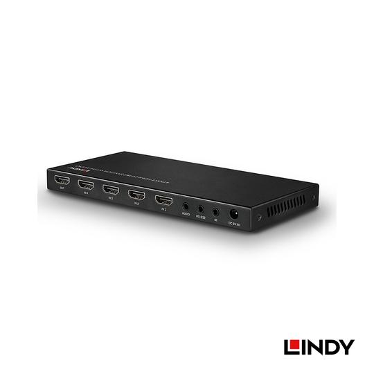 LINDY 林帝 HDMI 4K@60HZ 四進一出影像切換器帶音源分離 (38249) 02